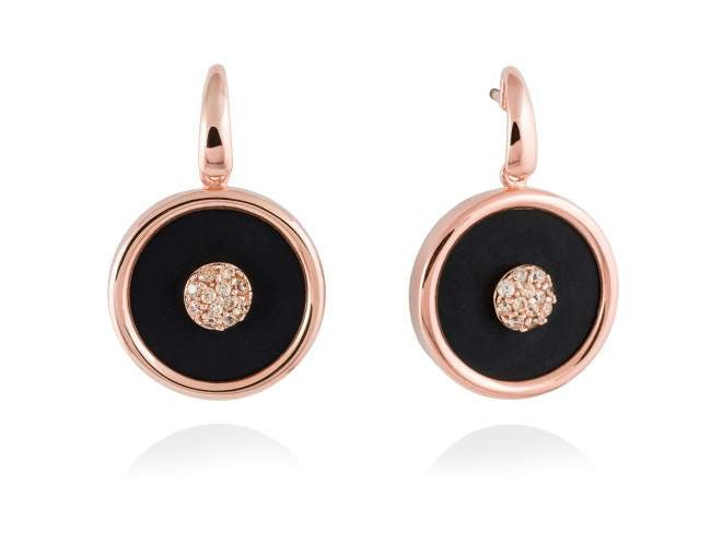 pendientes moon negro