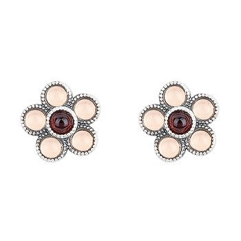 PENDIENTES SUNFIELD FLOR FUME