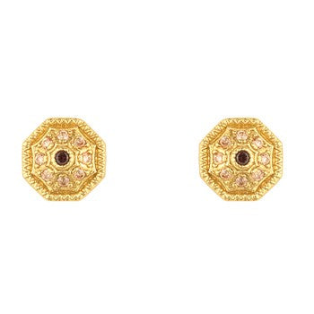 pendientes sunfield octogono gold