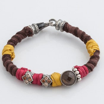 PULSERA RAIVE SEDA MARRON