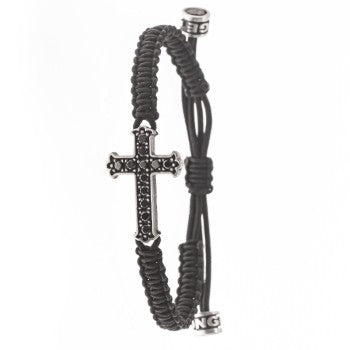 pulsera cross black xl