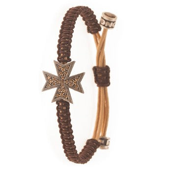 pulsera cruz malta