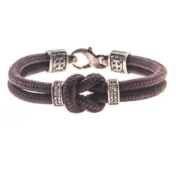 pulsera knot marron