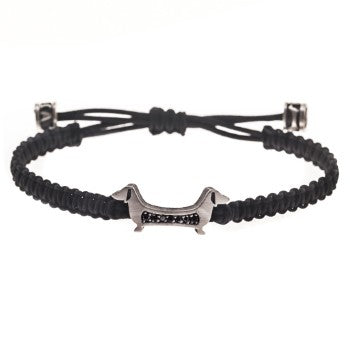 PULSERA M&T DIAMANTES NEGROS (NEGRA)