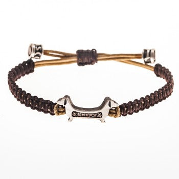 PULSERA M&T DIAMANTES BROWN (MARRON)