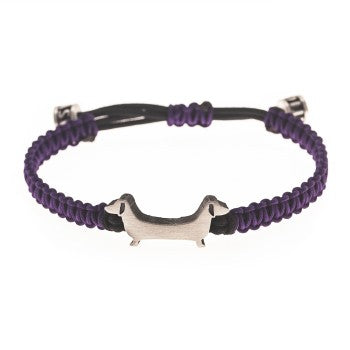 pulsera masco&tica morada