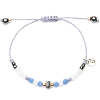 PULSERA RAIVE MACRAME ARO MORADO