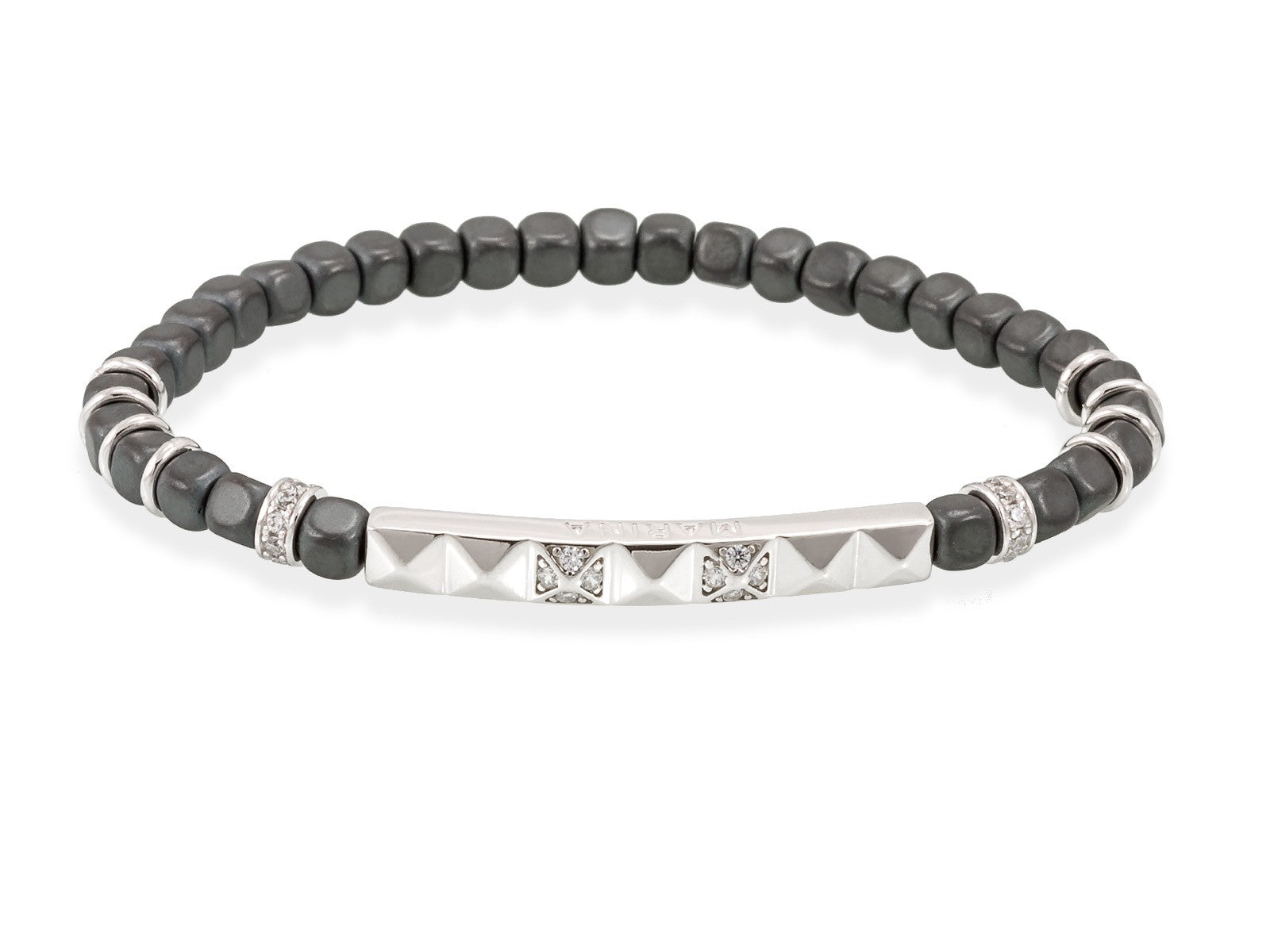 pulsera tachuelas plata