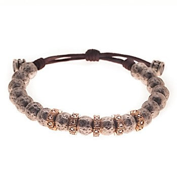 pulsera topa rock oro