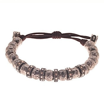 pulsera topa rock coñac