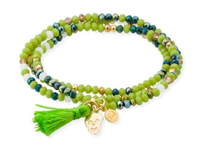 PULSERA ZEN NEON PISTACHO CALAVERA