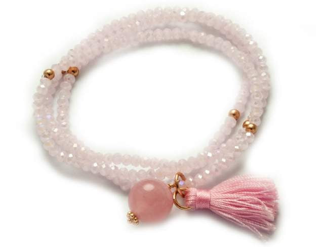 pulsera zen rosa