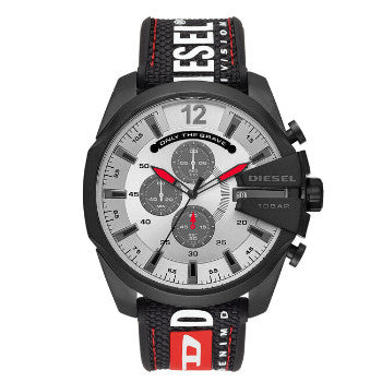 RELOJ DIESEL NAYLON NEGRO