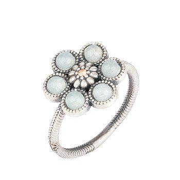 ANILLO SUNFIELD FLOR CALCEDONIA