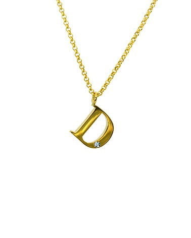 colgante mon petit letra d