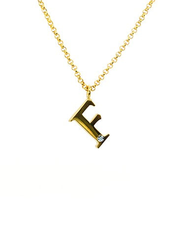 colgante mon petit letra f