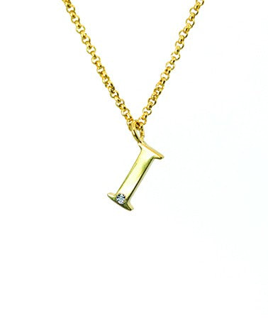 colgante mon petit letra i
