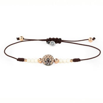 PULSERA SUNFIELD LAGRIMA COÑAC
