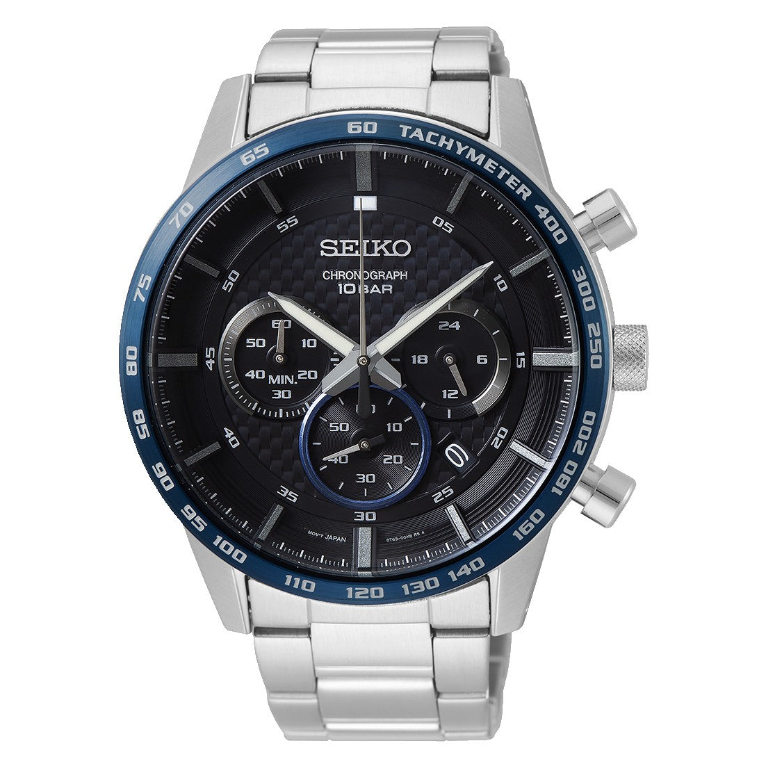 SEIKO NEO SPORTS CUARZO CRONO BISEL AZUL