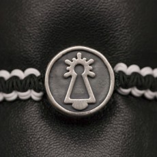 PULSERA COFRADE NEGRO Y BLANCO