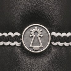 PULSERA COFRADE BLANCO Y NEGRO