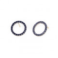 PENDIENTES ARO BTE NEGRO
