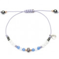 PULSERA RAIVE MACRAME ARO MORADO