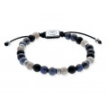 PULSERA MARINA ONIX DUMORTIERITA
