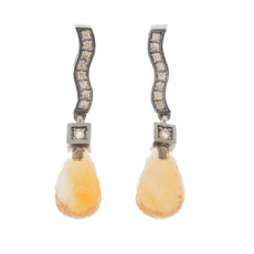 PENDIENTES CITRINO