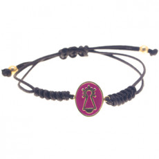 PULSERA ESMALTE ROSA