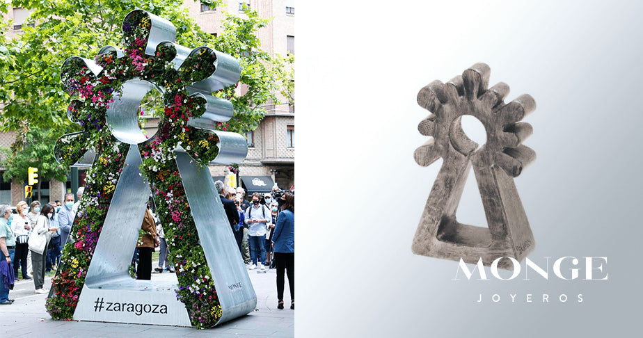 Nuestro diseño de la Virgen del Pilar decora las calles de Zaragoza