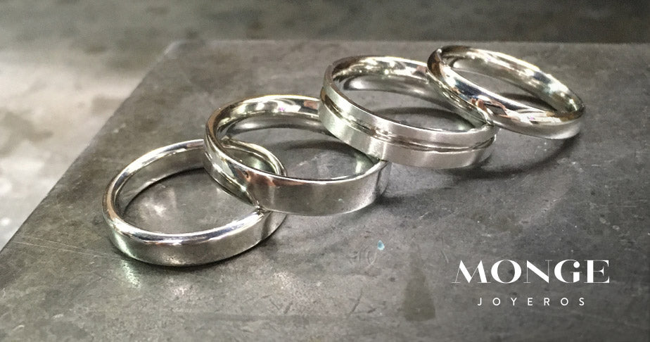 Las alianzas de Monge Joyeros para tu boda ahora también en platino
