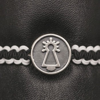 PULSERA COFRADE BLANCO Y NEGRO