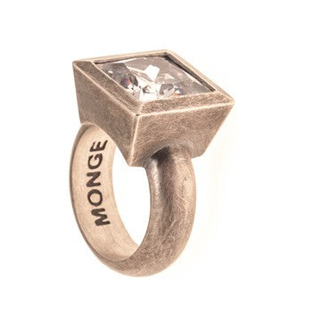 ANILLO SQUARE BLANCO