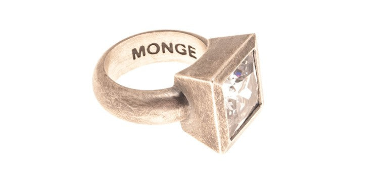 ANILLO SQUARE BLANCO