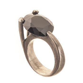 ANILLO SNAIL NEGRO