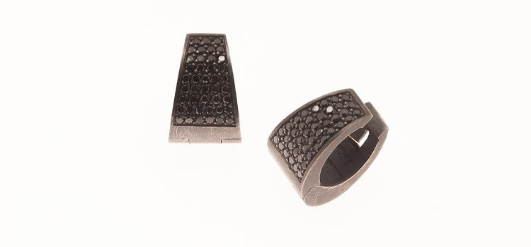 PENDIENTES TRAPEZ BLACK