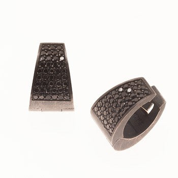 PENDIENTES TRAPEZ BLACK