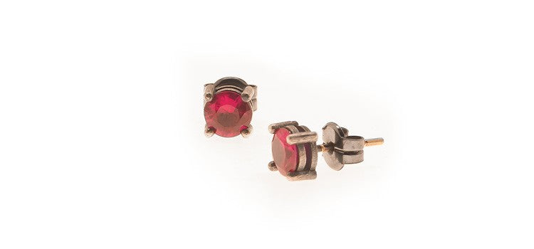 PENDIENTE PRINCESS ROJO