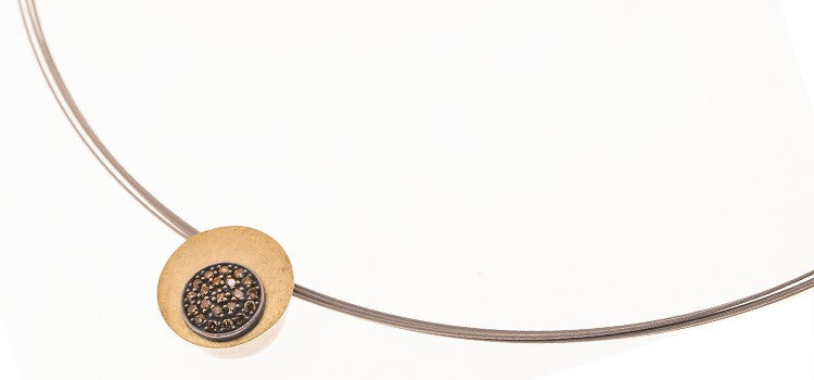 COLGANTE BOTTON GOLD