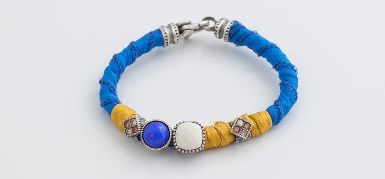 PULSERA RAIVE SEDA AZUL