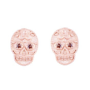 PENDIENTES RAIVE CALAVERA MEX ROSA