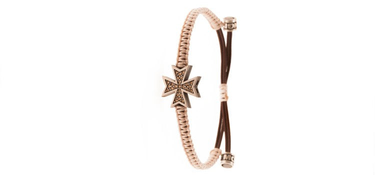 PULSERA MALTA DIAMOND BROWN