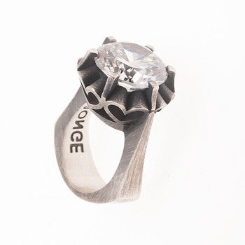 ANILLO HEARTS & ARROWS BLANCO