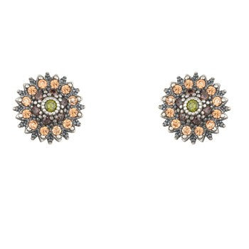 PENDIENTES SUNFIELD ESTRELLA MARRON