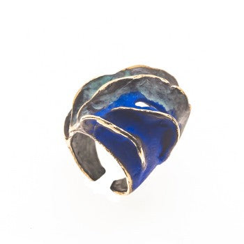 ANILLO OCEANO AZUL FILI PLAZA