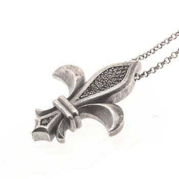 COLGANTE FLOR DE LIS NOIR XL