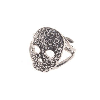 ANILLO SKULL MEDIANO NEGRO