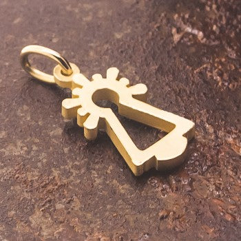 COLGANTE VIRGEN ORO AMARILLO P