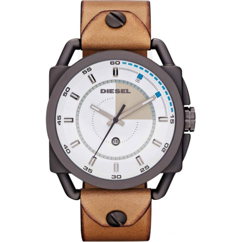 RELOJ DIESEL CUERO